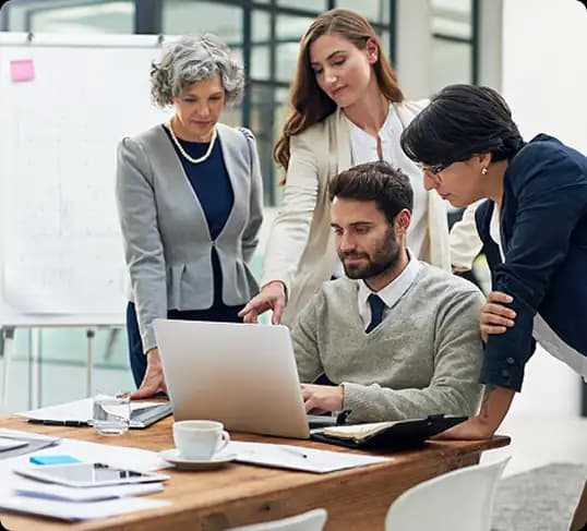 Illustration of retail translation and localization concept